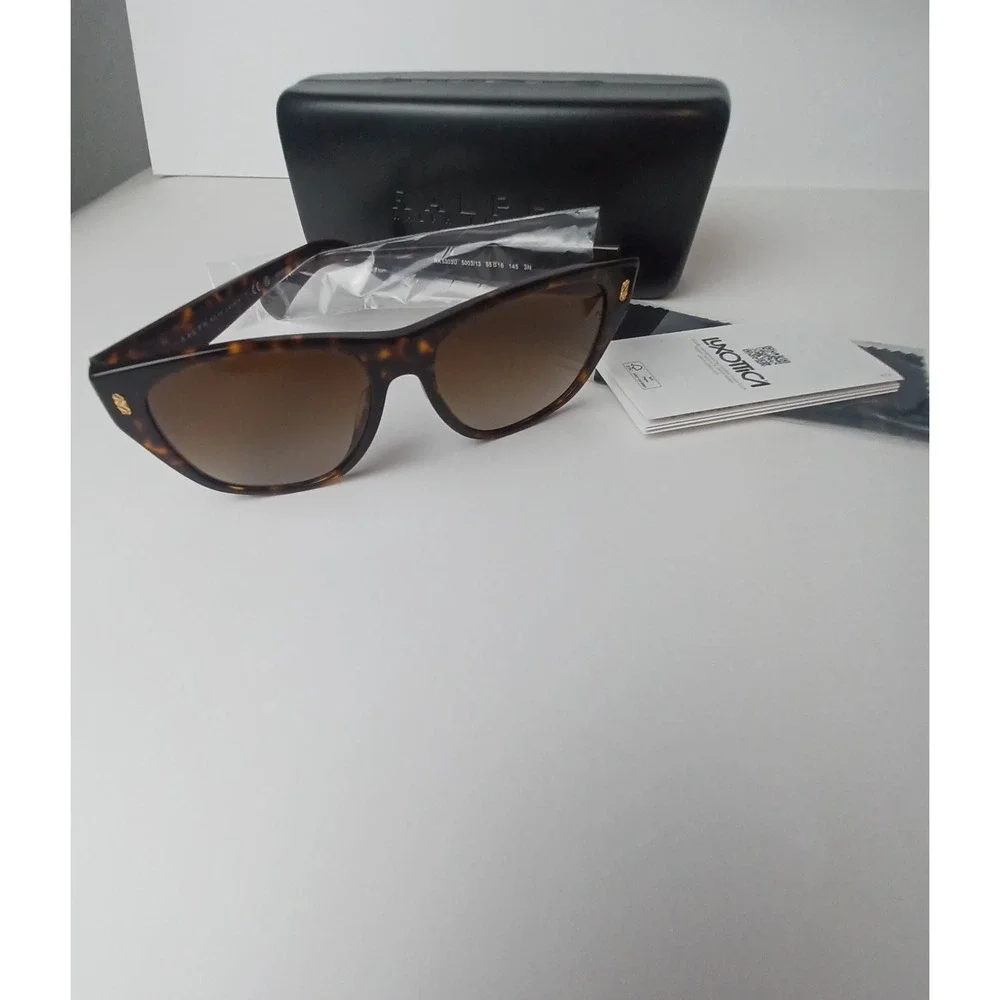 Ralph Lauren RA 5303U 500313 Dark Havana Tortoise Sunglasses Brown Gradient Lens